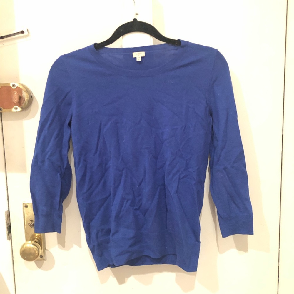 Royal blue sweater